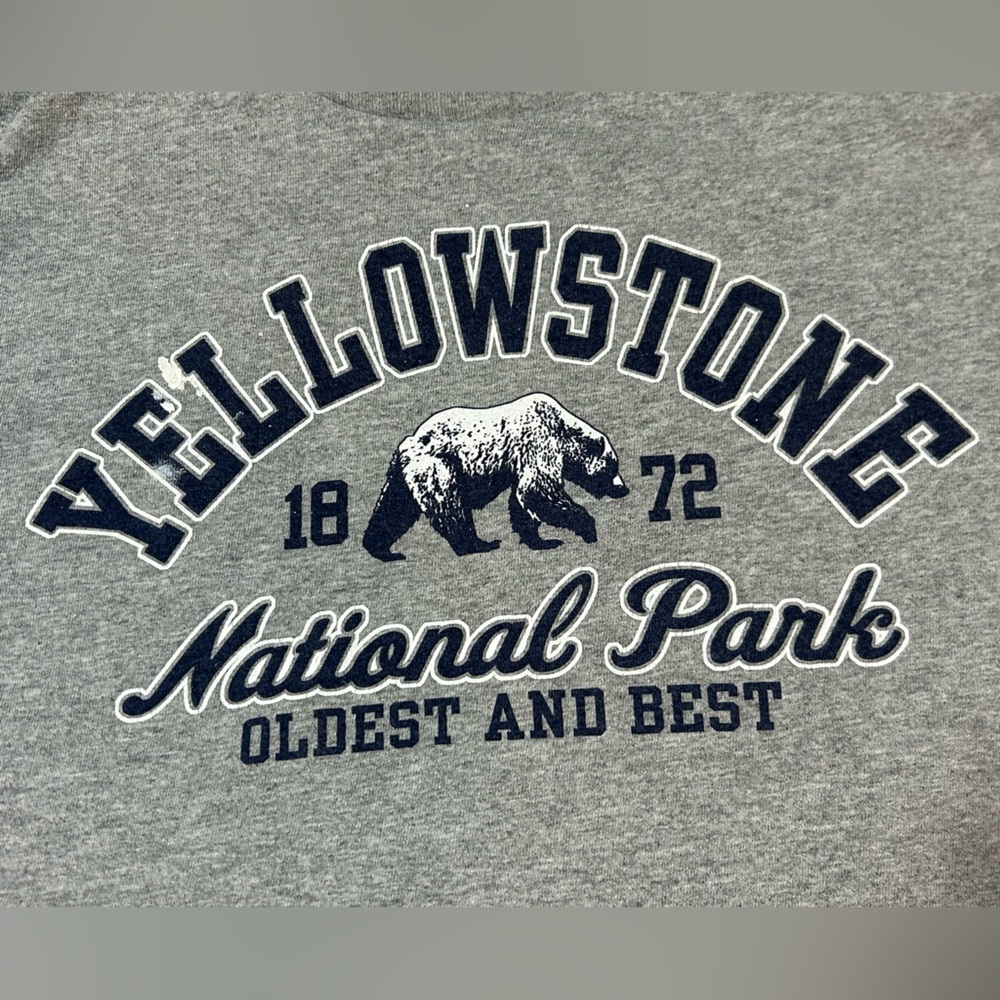 Y2K Yellowstone Bear Shirt XL-Delta Heavyweight 90’s USA - Picture 9 of 10